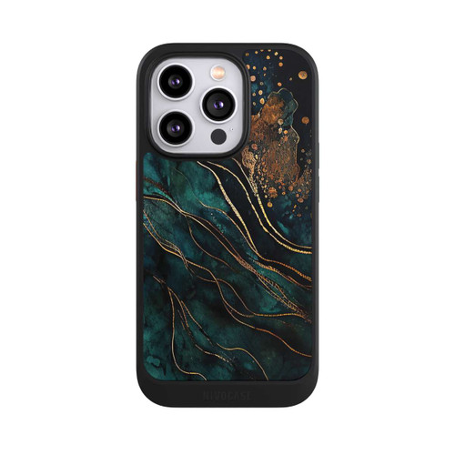 Apple iPhone 14 Pro NIVOcore Gold und Grün