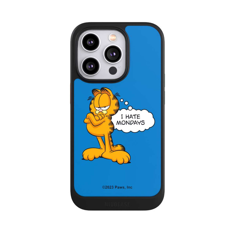 iPhone 14 Pro NIVOcore Garfield I Hate Mondays Blau