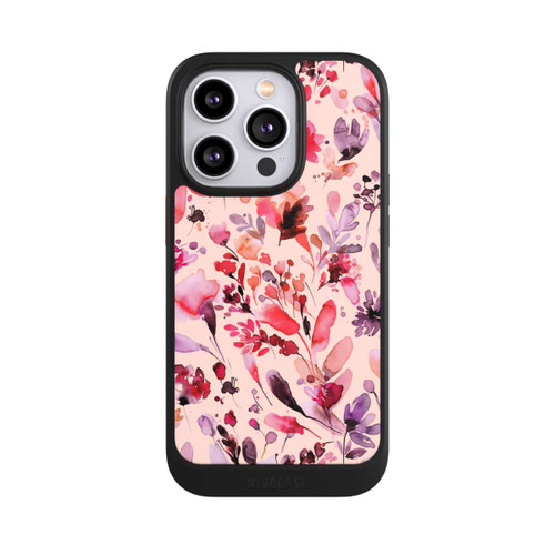 Apple iPhone 14 Pro NIVOcore Künstlerische Blumen Viva Magenta