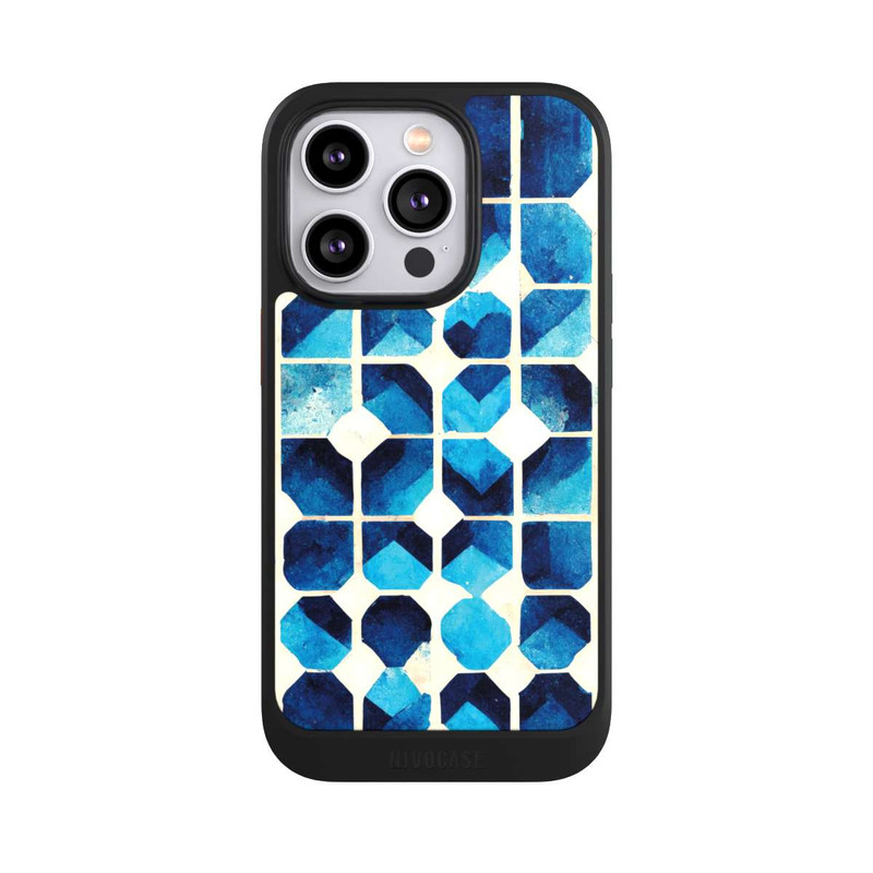 iPhone 14 Pro NIVOcore Motif bleu