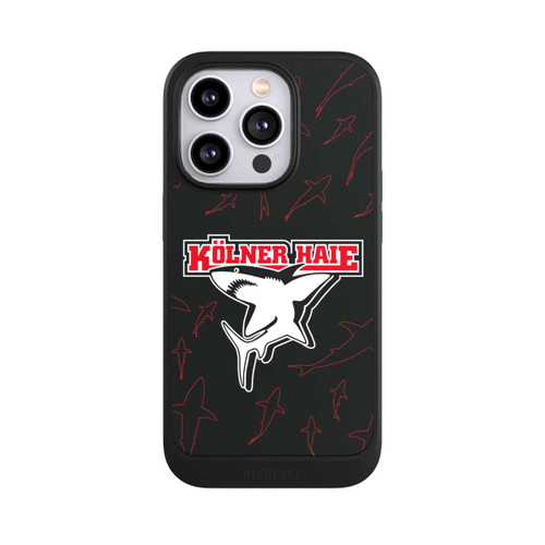 Apple iPhone 14 Pro NIVOcore Haie Muster Rot