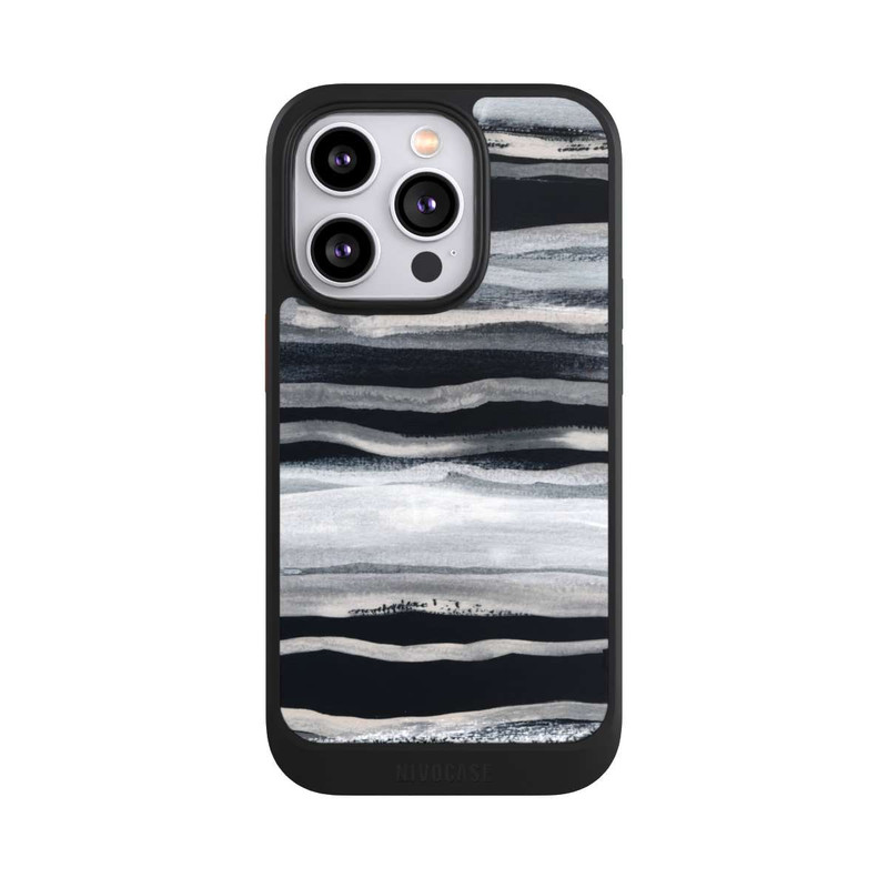 iPhone 14 Pro NIVOcore Coups de pinceau abstraits 68