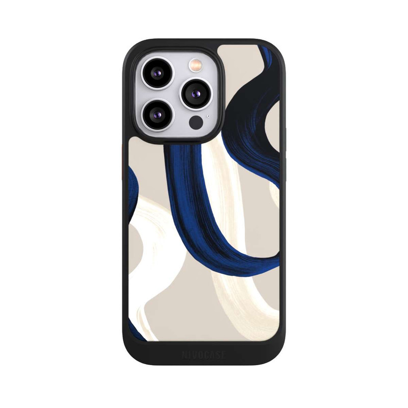 iPhone 14 Pro NIVOcore Traits de pinceau abstraits 80