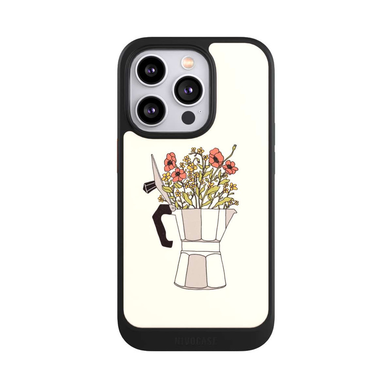 iPhone 14 Pro NIVOcore Moka Flowers