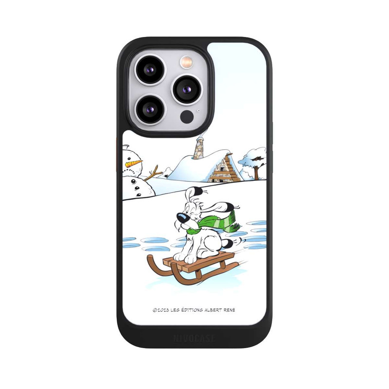 iPhone 14 Pro NIVOcore Idefix fährt Schlitten