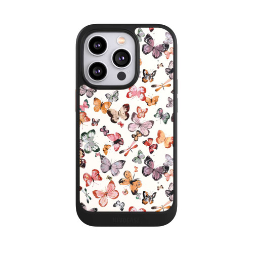 Apple iPhone 14 Pro NIVOcore Flying Butterflies Countryside Apricot