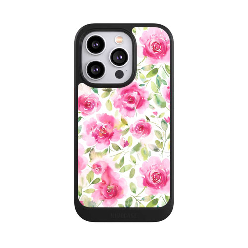 Apple iPhone 14 Pro NIVOcore Aquarell Frische Rosen