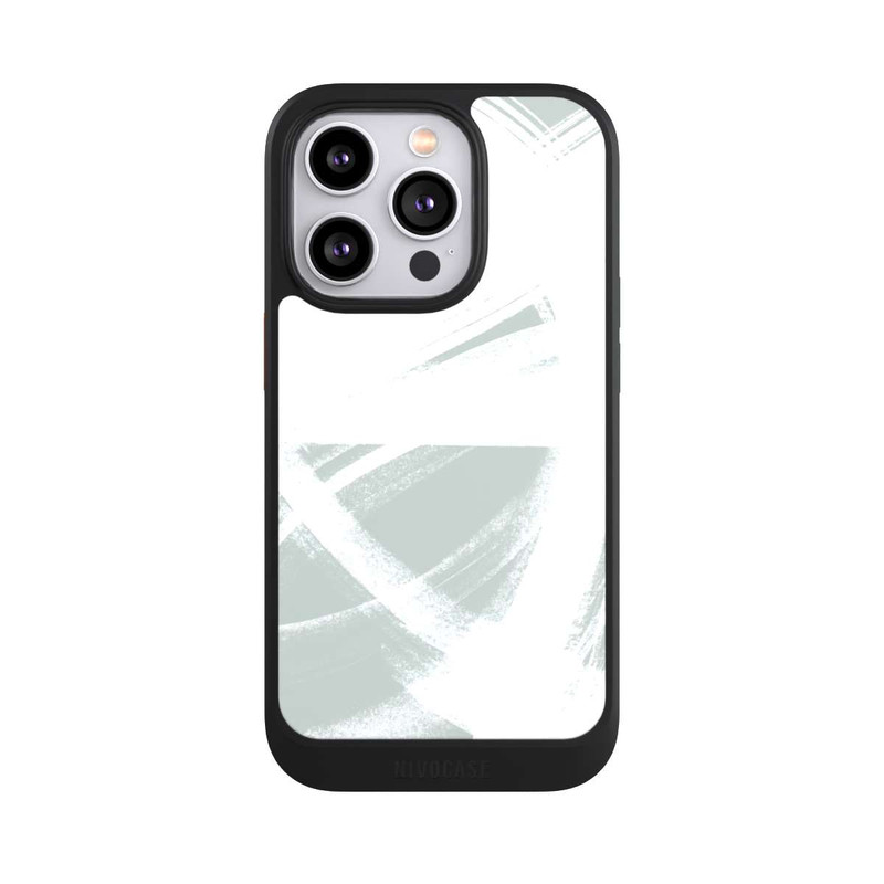iPhone 14 Pro NIVOcore Abstract Brush Strokes Blush