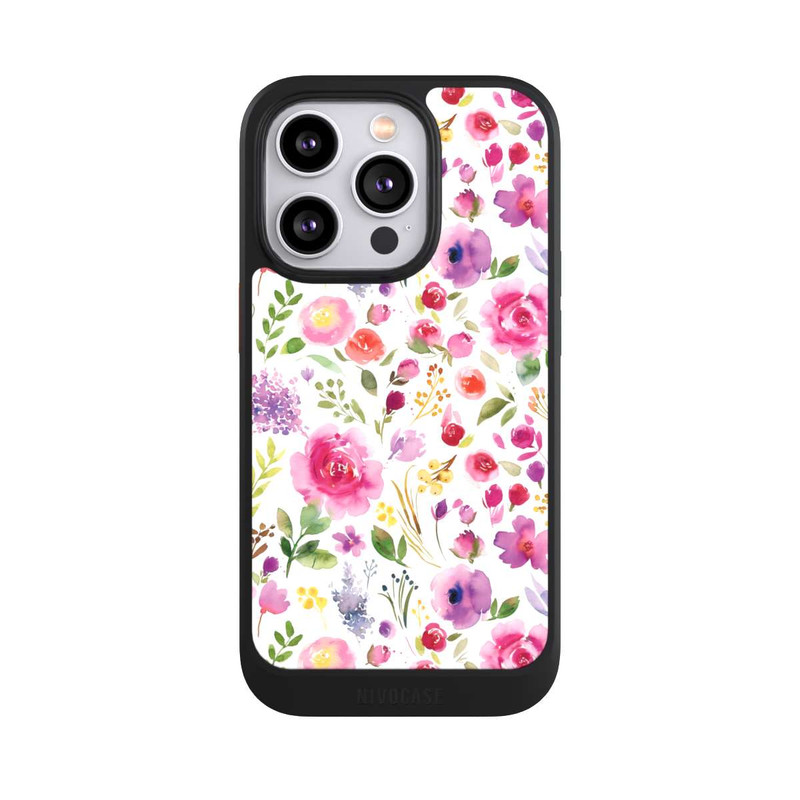 iPhone 14 Pro NIVOcore Roses Flowers Purple