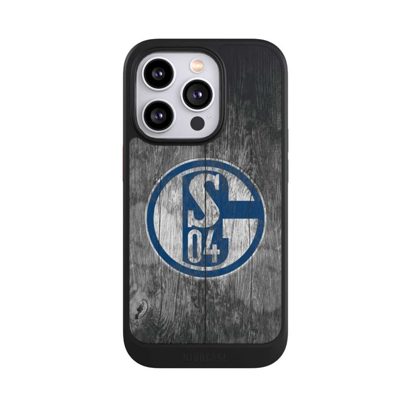 iPhone 14 Pro NIVOcore Schalke 04 Holz Look