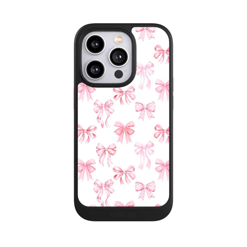 iPhone 14 Pro NIVOcore Baby Pink Bows