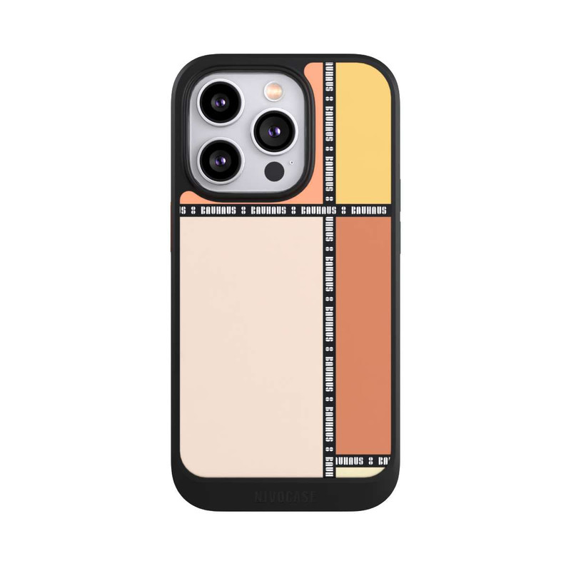 iPhone 14 Pro NIVOcore Bauhaus Squares-Pastel