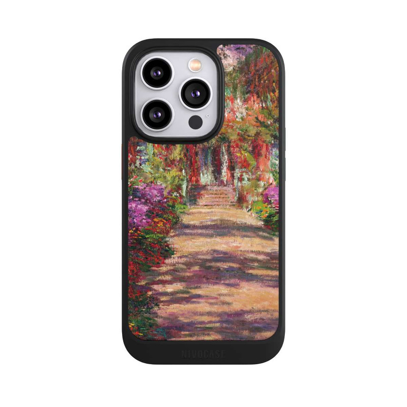 iPhone 14 Pro NIVOcore Eine Allee in Monets Garten in Giverny by Claude Monet