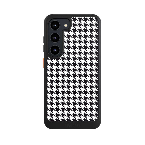 Samsung Galaxy S23 NIVOcore Hahnentritt Schwarz Weiß