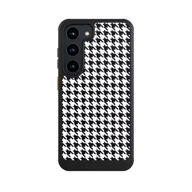 Galaxy S23 NIVOcore Houndstooth black-white