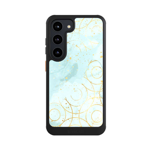 Samsung Galaxy S23 NIVOcore Marmormuster grün