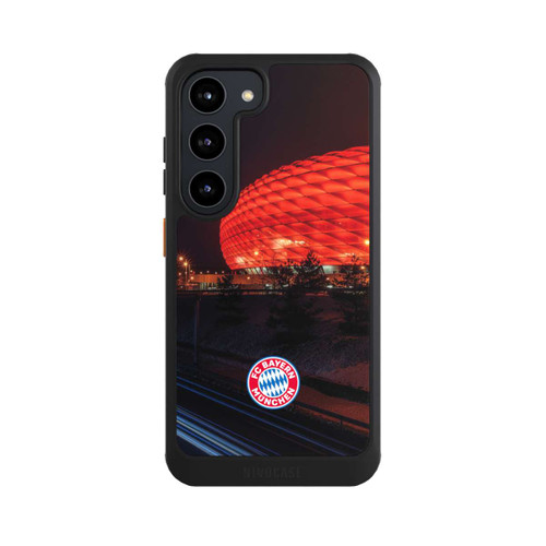 Samsung Galaxy S23 NIVOcore Allianz Arena bei Nacht FCB