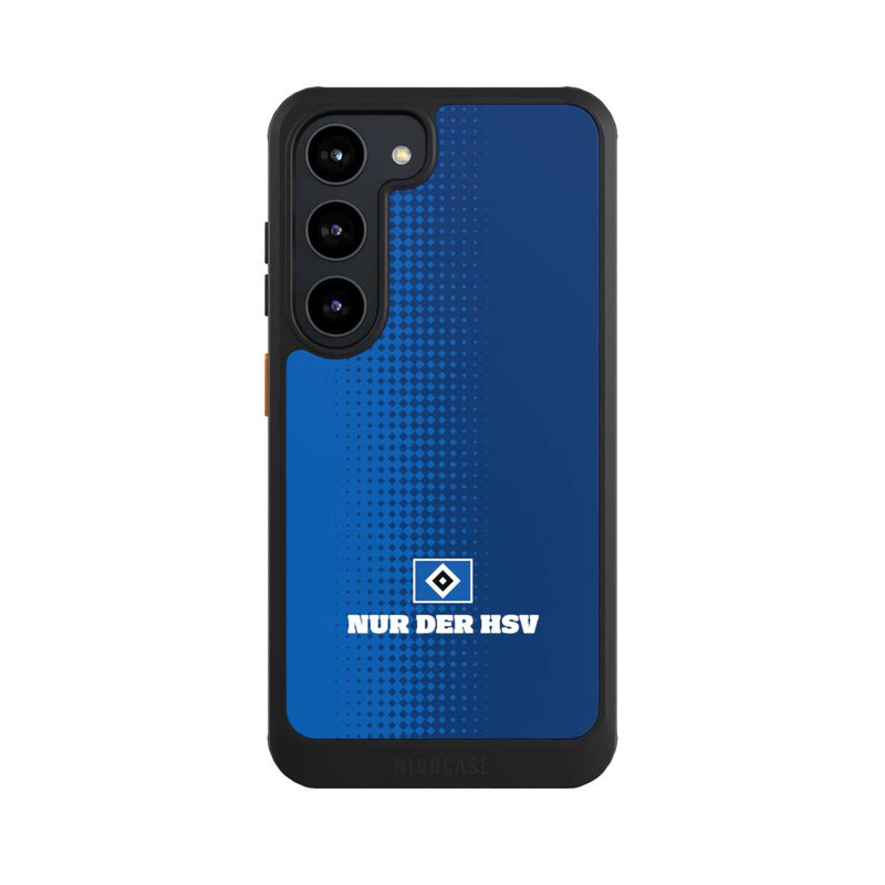 Galaxy S23 NIVOcore Nur der HSV - Trame de losange bleue