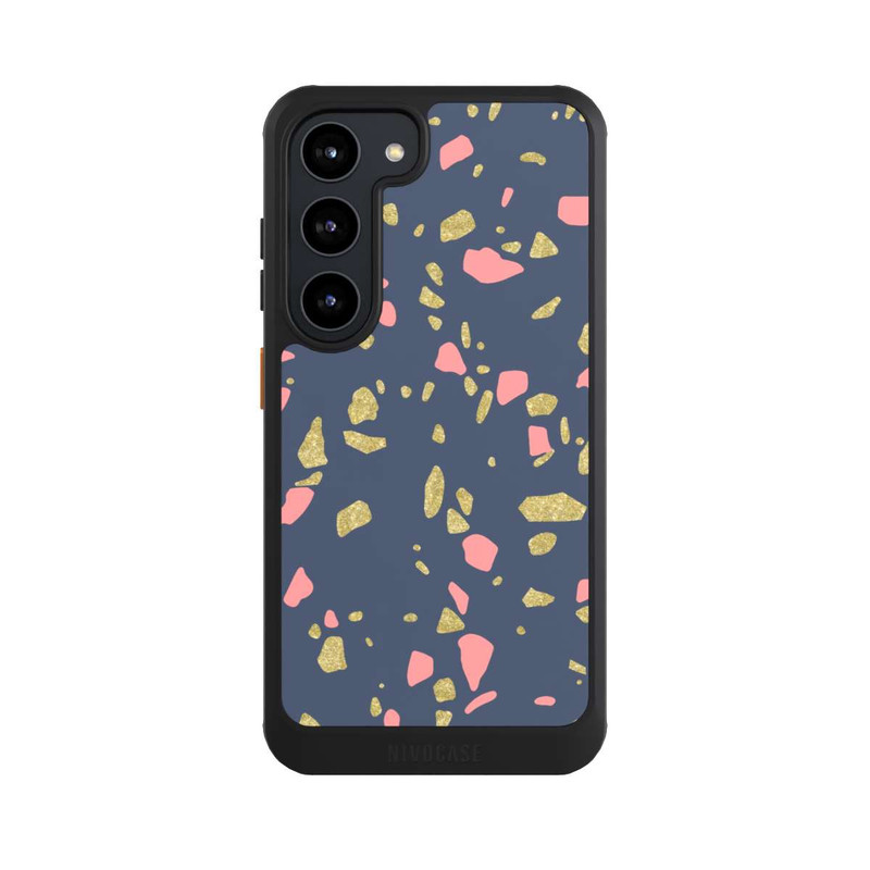 Galaxy S23 NIVOcore Terazzo Look d'or