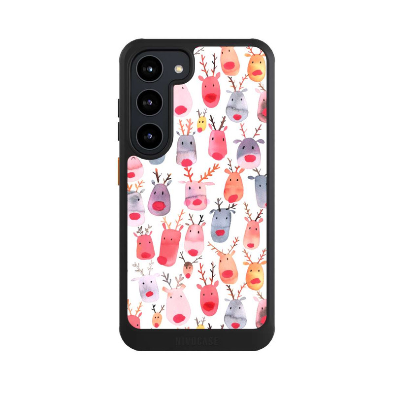 Galaxy S23 NIVOcore Aquarelle de renne mignon