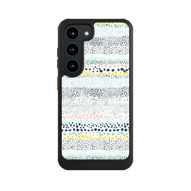 Galaxy S23 NIVOcore Kleine Punkte, strukturiertes Weiß
