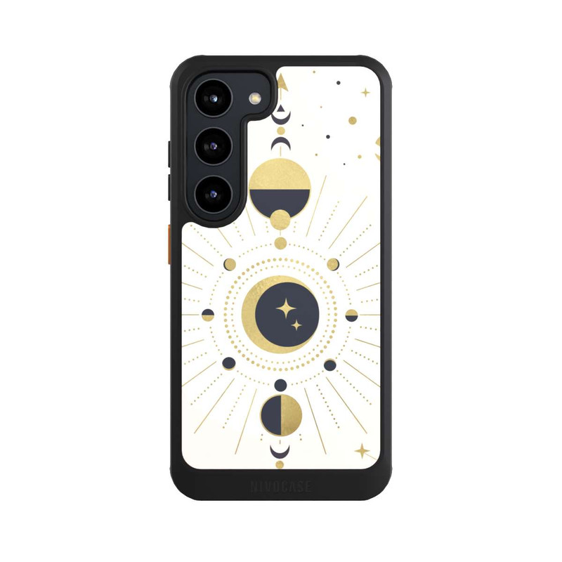 Galaxy S23 NIVOcore Abstrakter Rose-Gold-Look