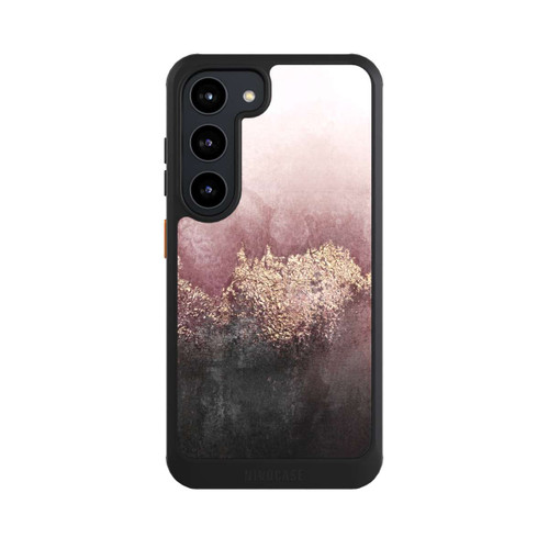 Samsung Galaxy S23 NIVOcore Rosa Himmelsstaub Golddruck
