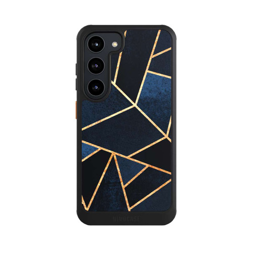 Samsung Galaxy S23 NIVOcore Navy Stein Golddruck