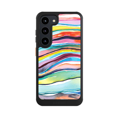 Samsung Galaxy S23 NIVOcore Watercolor Agate Layers