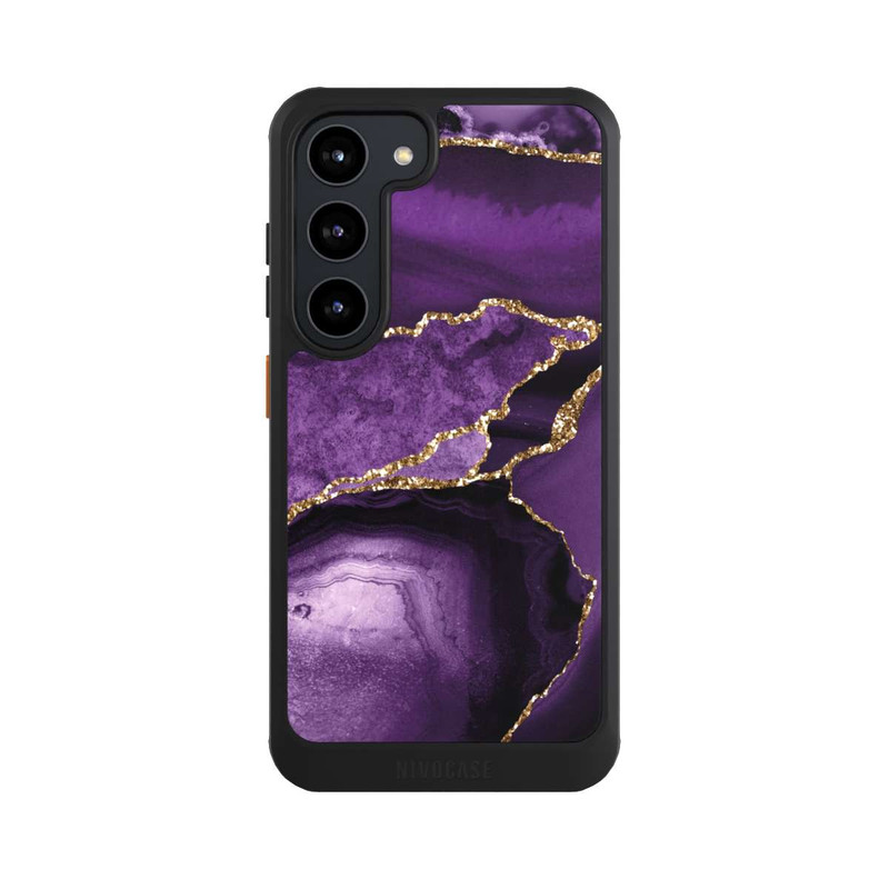 Galaxy S23 NIVOcore Lila Marmor Landschaft