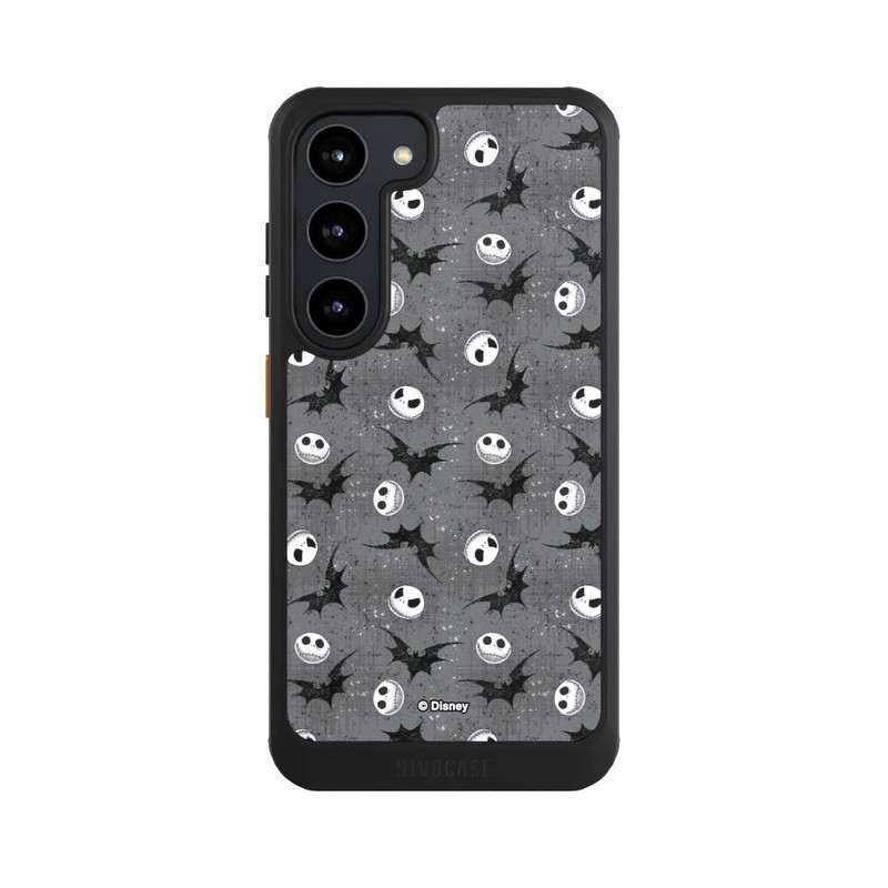 Galaxy S23 NIVOcore Jack Grey Pattern Tim Burtons Nightmare before Christmas