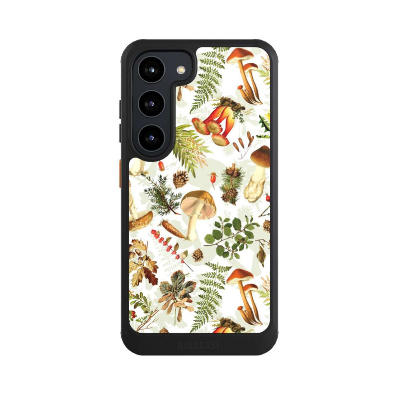 Galaxy S23 NIVOcore Pilzmuster Weiß
