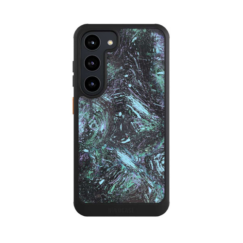 Samsung Galaxy S23 NIVOcore Abstrakt tropfender Staub lila