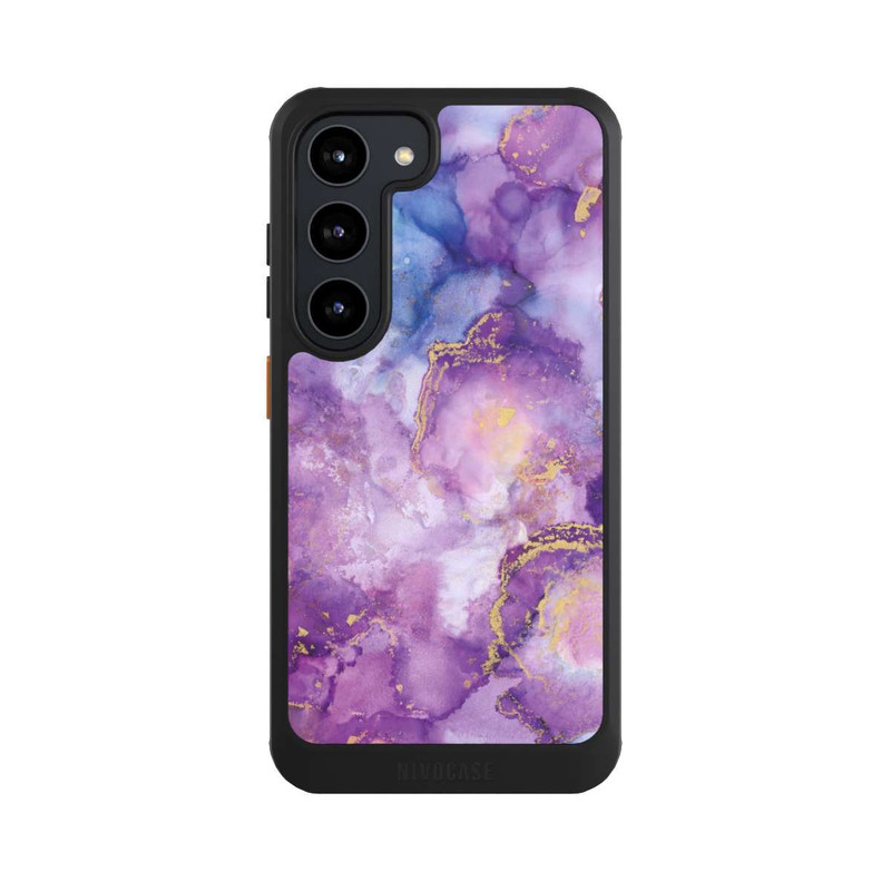Galaxy S23 NIVOcore Encre tourbillonnante violette