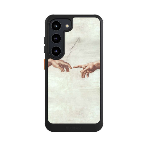 Samsung Galaxy S23 NIVOcore Die Hände von Gott und Adam von Michelangelo Buonarroti