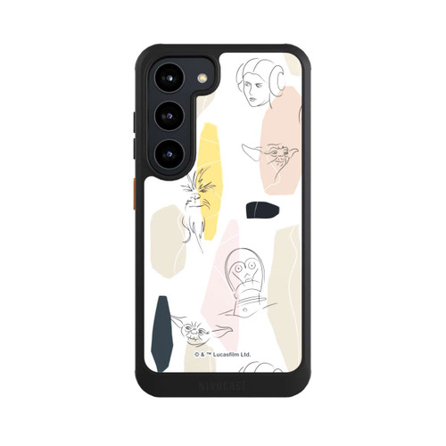 Samsung Galaxy S23 NIVOcore Helle Seite Line Art