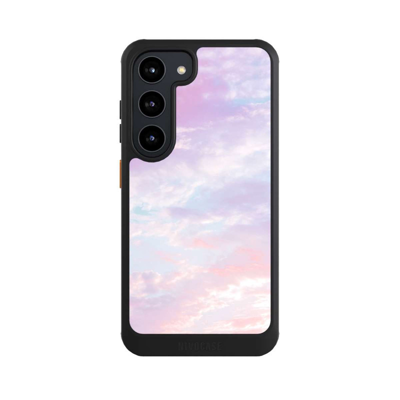 Galaxy S23 NIVOcore Zuckerwatte lila Wolken