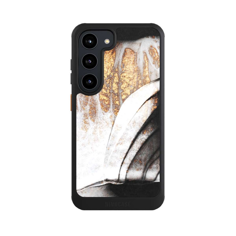 Galaxy S23 NIVOcore Veines noires et dorées