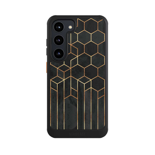 Samsung Galaxy S23 NIVOcore Schwarze Sechsecke