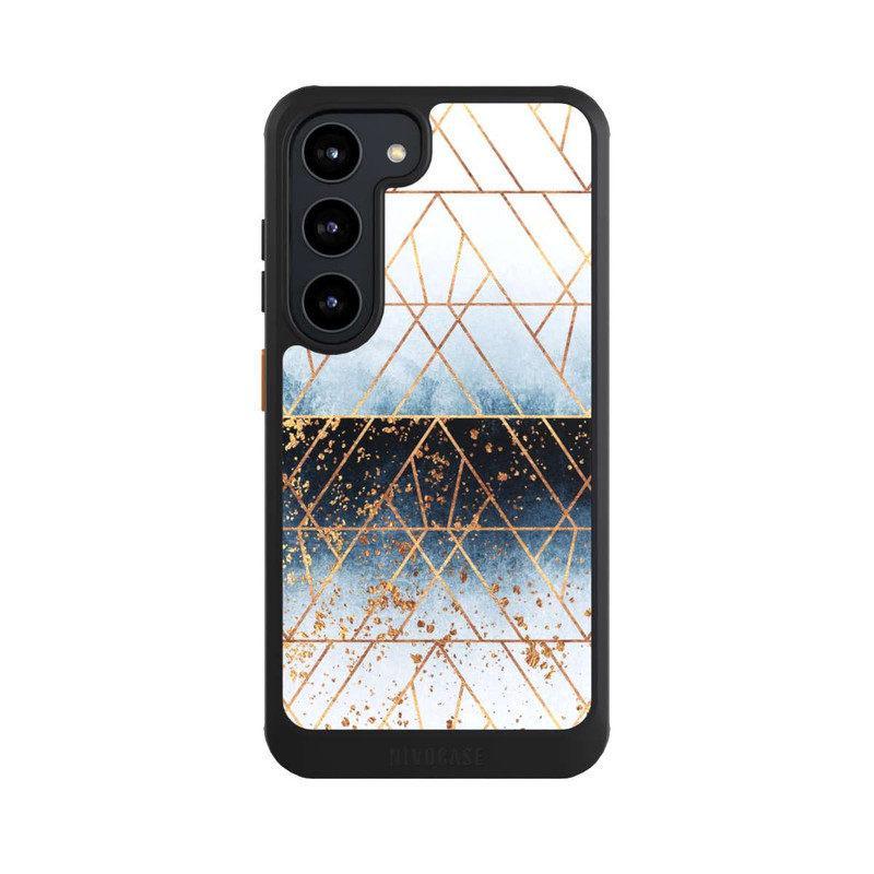 Galaxy S23 NIVOcore Winter Blue Geo