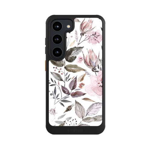 Samsung Galaxy S23 NIVOcore Aquarell braune Rosenblüten
