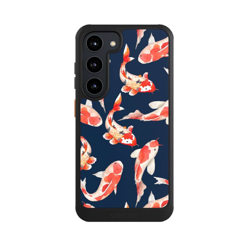 Galaxy S23 NIVOcore Coral Fish on Blue Background