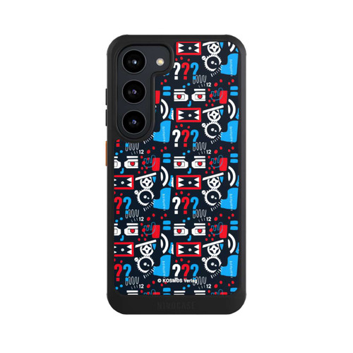 Samsung Galaxy S23 NIVOcore Drei Fragezeichen Wildes Muster
