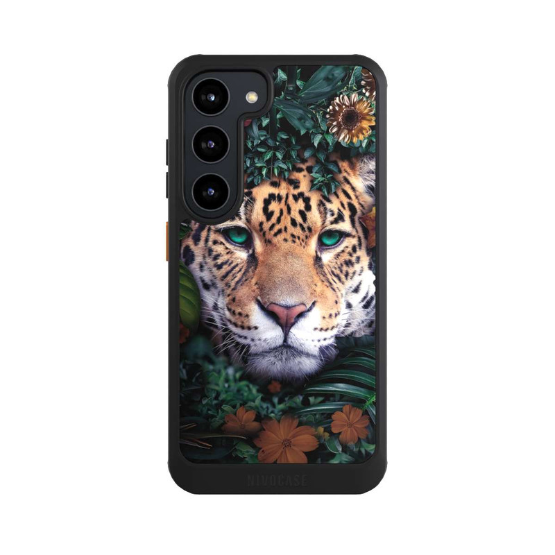 Galaxy S23 NIVOcore Jaguar dans la jungle verte