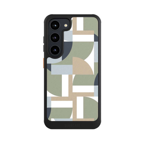 Samsung Galaxy S23 NIVOcore Futuristische Bauhaus Polygone Beige