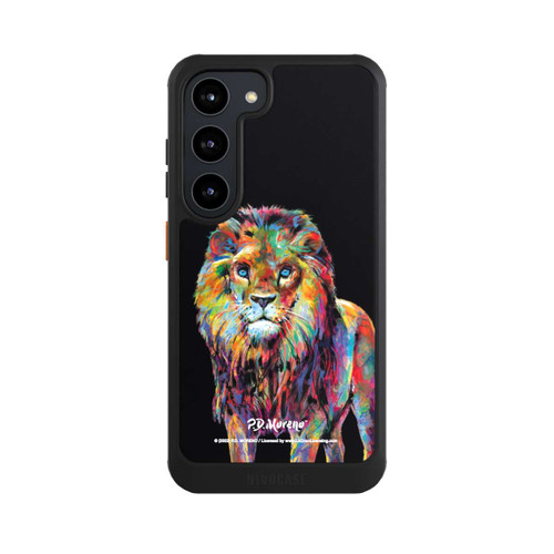 Samsung Galaxy S23 NIVOcore Löwe Bunte Kunst von P.D. Moreno