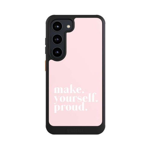 Samsung Galaxy S23 NIVOcore Make Yourself Proud Zitat - Altrosa