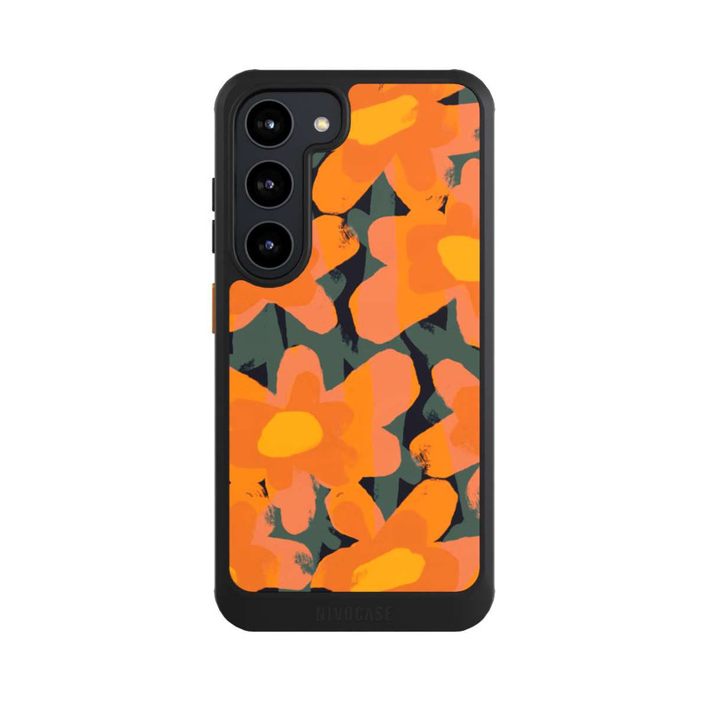 Galaxy S23 NIVOcore Prairie Fleurie Orange