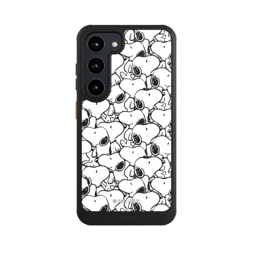 Samsung Galaxy S23 NIVOcore Snoopy Muster Schwarz und Weiß