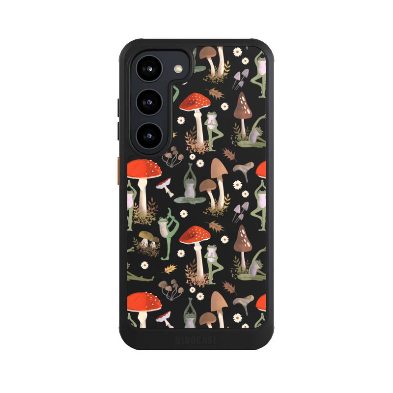 Galaxy S23 NIVOcore Grenouilles Yoga & Champignons